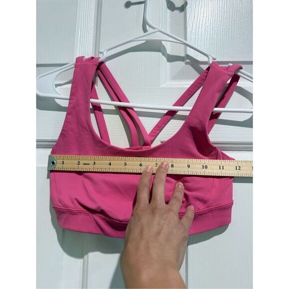 Lululemon Raspberry Extra Support Sports Bra Women's Size 4 - Picture 6 of 9
